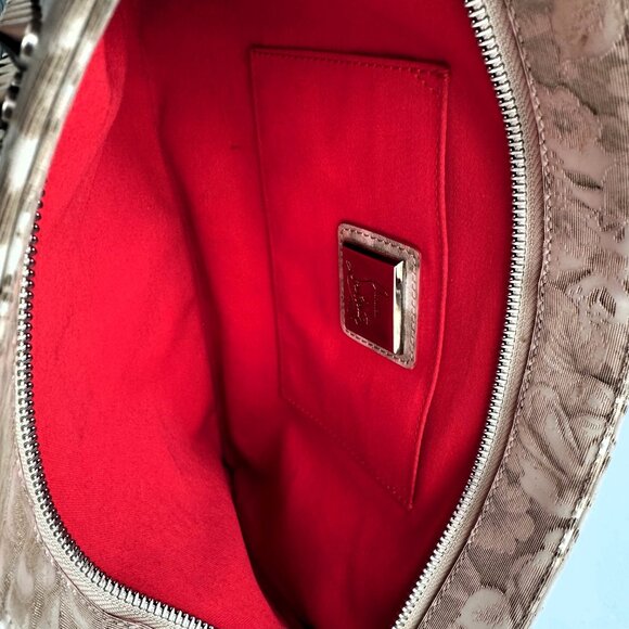 Louboutin Loubiposh Spiked Glitter Clutch Crossbody - Picture 5 of 14